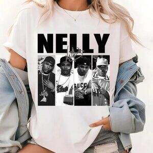 Graphic Nelly Rapper Vintage 90s Bootleg T-Shirt – Hip Hop Concert Tee